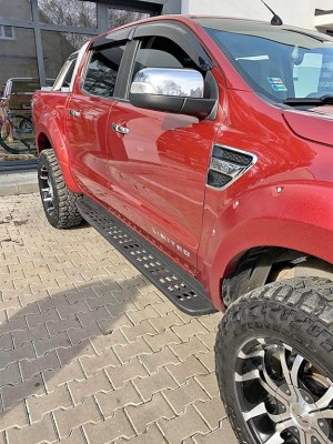 Boční nášlapy Ford Ranger (2012-2022) - design Raptor 